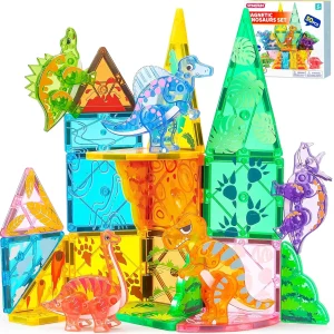 Magnetic Building Tiles 3D Construction Set for Kids