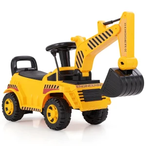 Kids Ride on Excavator with Adjustable Shovel