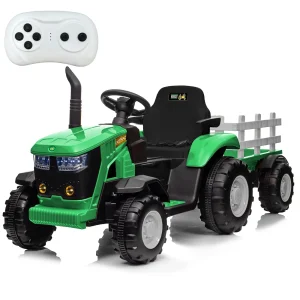 Ride-on Tractor for Kids with Detachable Trailer,